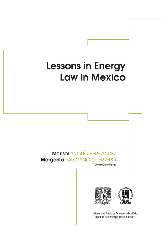 Portada de Lessons in Energy Law in Mexico